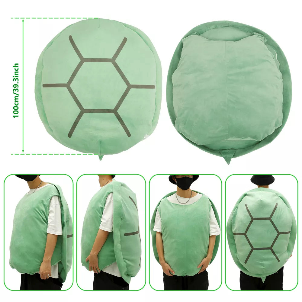 Wearable Turtle Shell Pillows Soft Stuffed Costume Toy 39.4 inch Plush Gift🍀