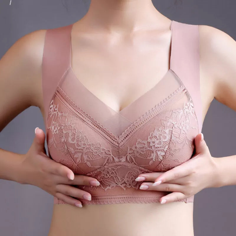 Women Posture Correcting Bra Wireless Push-Up Ergonomic Comfort Crossover Bra ~