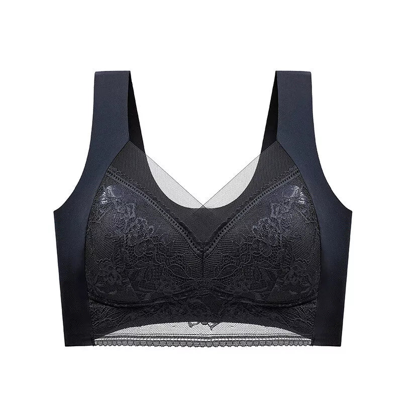 Women Posture Correcting Bra Wireless Push-Up Ergonomic Comfort Crossover Bra ~