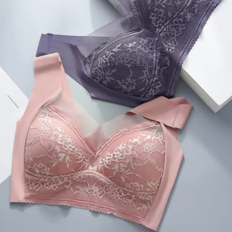 Women Posture Correcting Bra Wireless Push-Up Ergonomic Comfort Crossover Bra ~