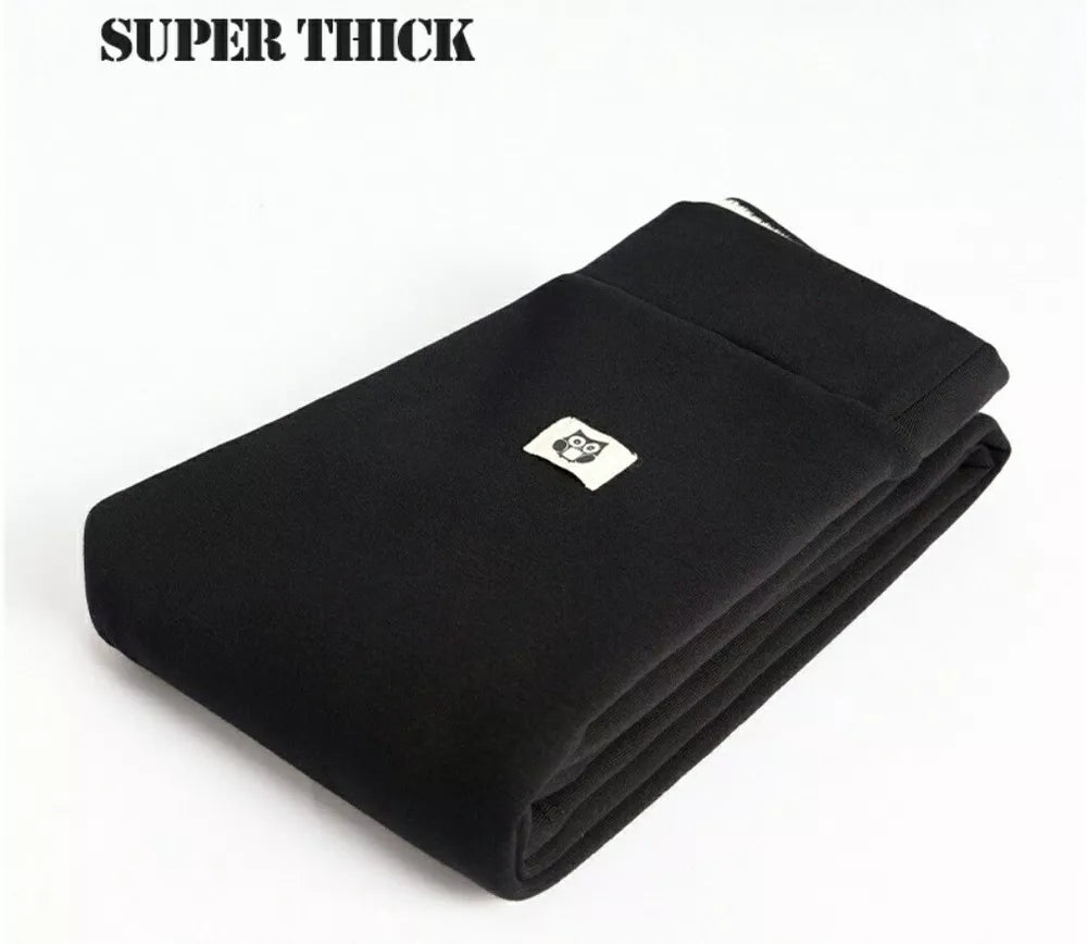 Super Thick Slim Plus Velvet Warm Leggings Women's High Waist Black Winter New