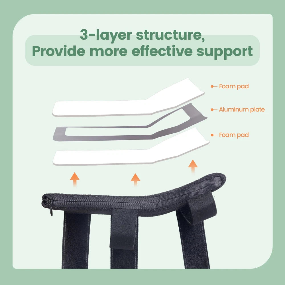 Radial Nerve Palsy Brace Splint for Finger Extension, Wrist Drop, Crutch Pals...