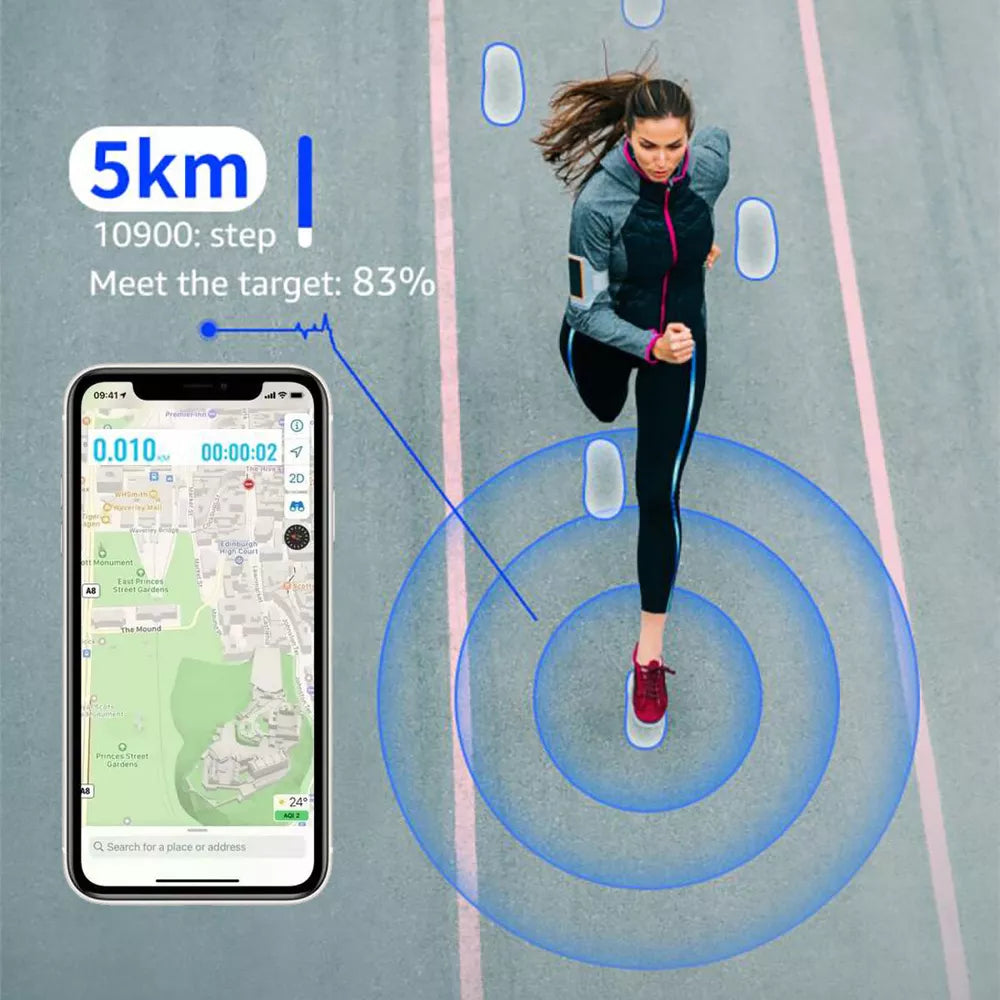 Fitness Activity Tracker Heart Rate Blood Pressure Sport For NEW Smart Watch.