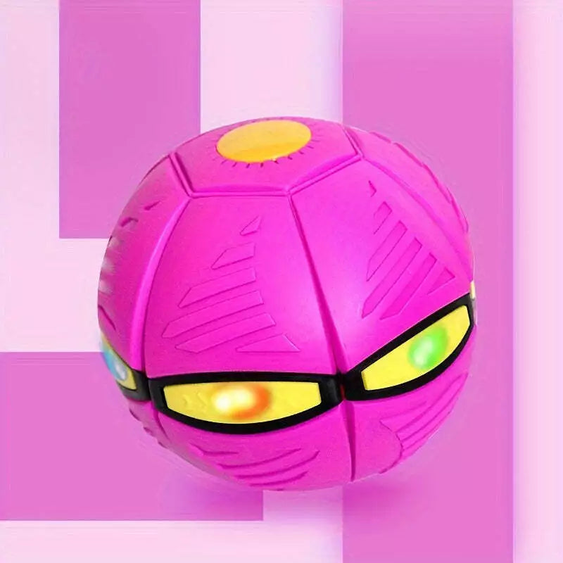 Flying Saucer Bounce Ball, Pet Toy, Bouncy balls, Durable, Fun for Family Outdoo