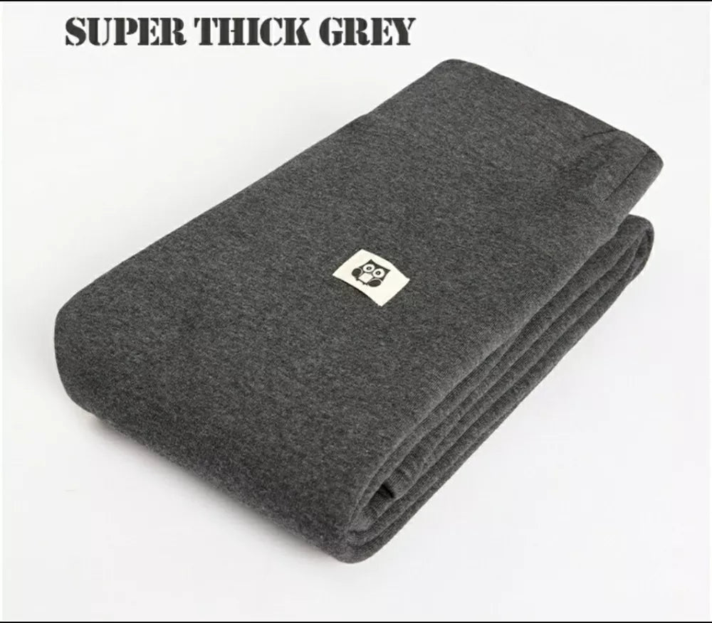 Super Thick Slim Plus Velvet Warm Leggings Women's High Waist Black Winter New