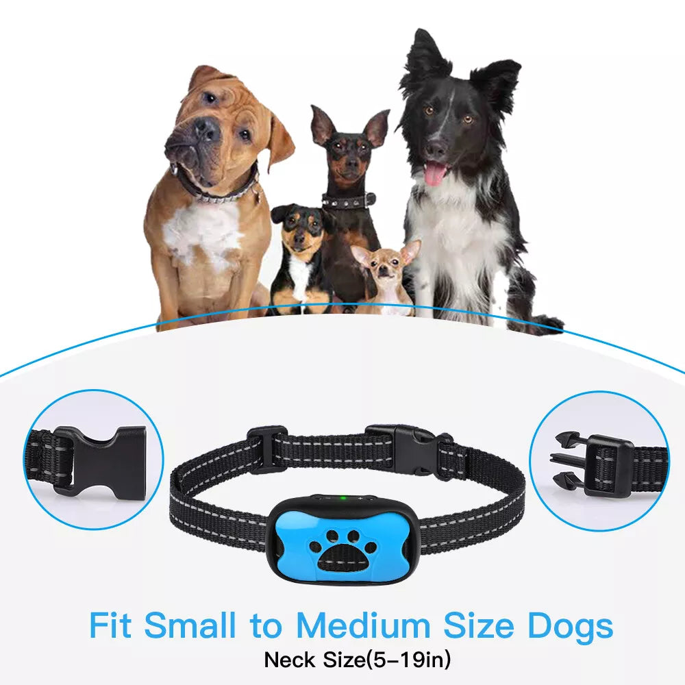 Anti Bark Collar for Small Large Dogs No Shock Anti Barking Device Training Dog