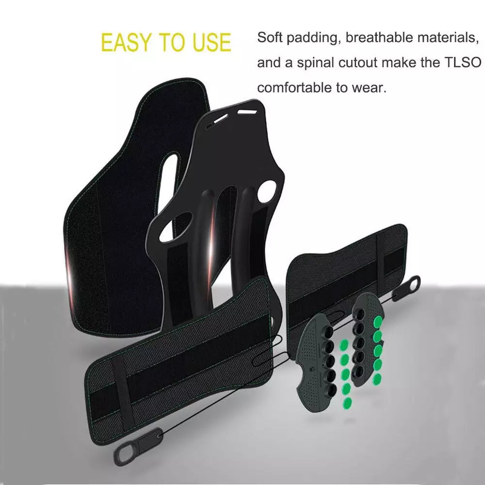 TODDOBRA TLSO Thoracic Full Back Brace for Men and Women - Universal Treat Ky...