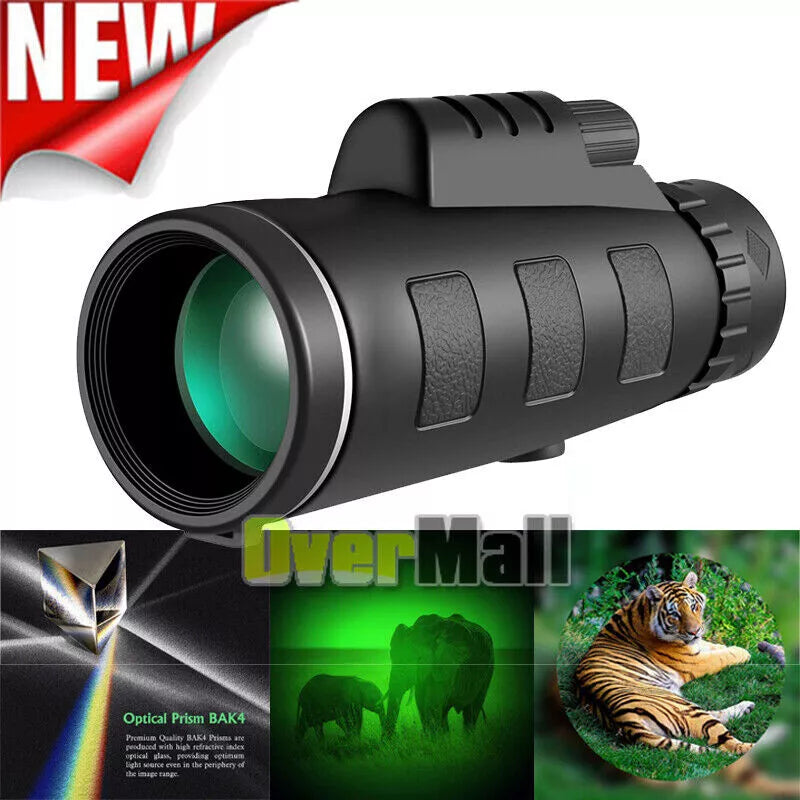40x60 Monocular Telescope - High Power Outdoor Monocular - Waterproof HD Scope