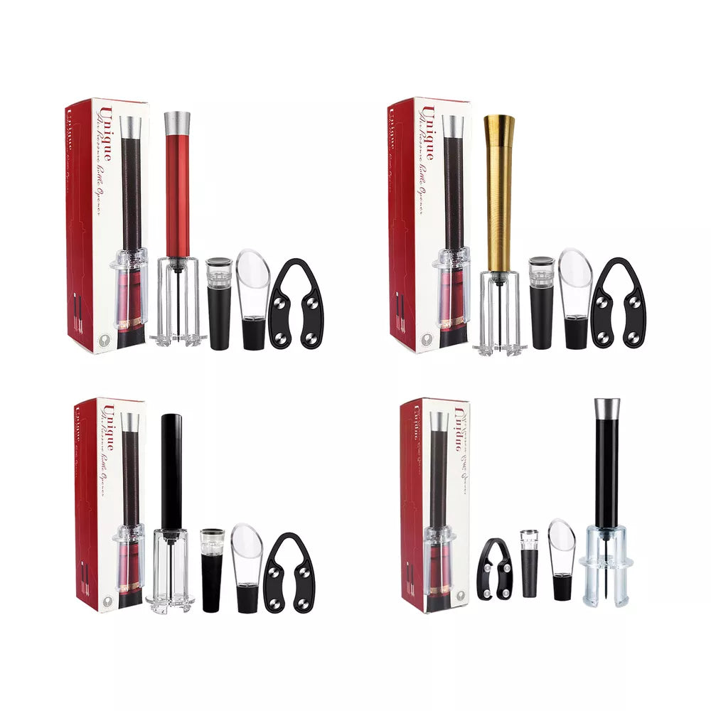 Red Wine Bottle Opener Set Multifunctional Wine Opener Kit Practical Wine Opener