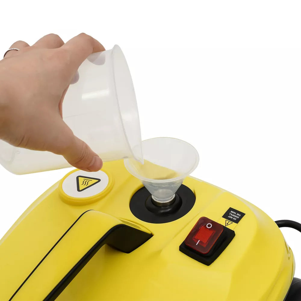 High-Pressure Steam Cleaner Multipurpose Handheld Steam Cleaner Portable Yellow