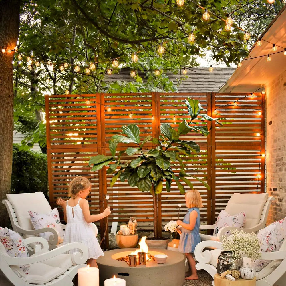 Outdoor String Lights For Patio Wedding Backyard Party Garden Porch Decoration