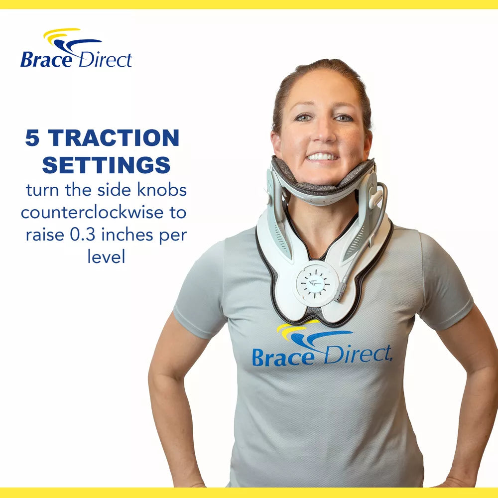 Cervical Traction Collar- Electric Pump- Neck Traction Device for Pain Relief