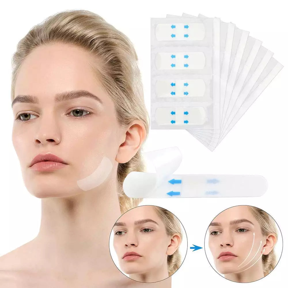 80Pcs Anti Wrinkle Patches Instant Face Neck Eye Lift Face Lift V Tapes Tape