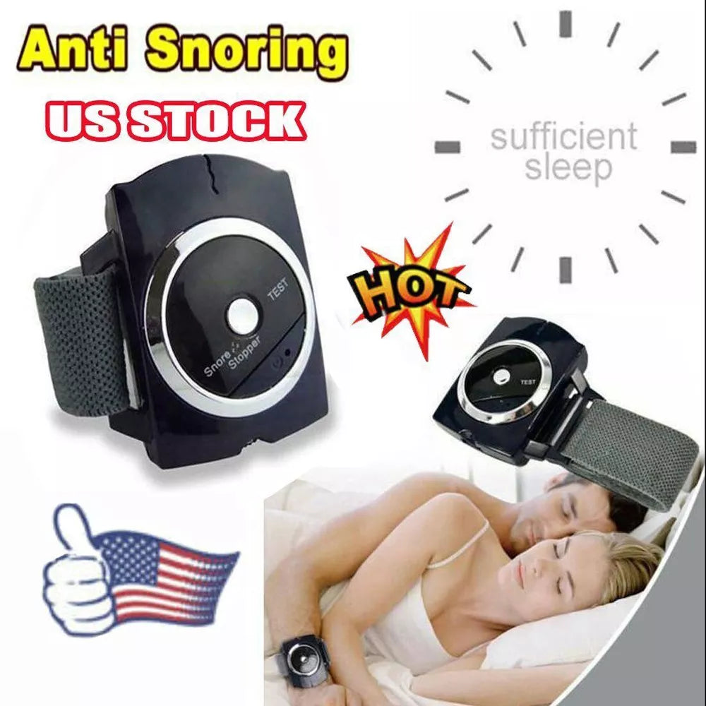 Anti-Snore Wristband Snore Stopper Sleep Connection Bracelet Device Snoring USA