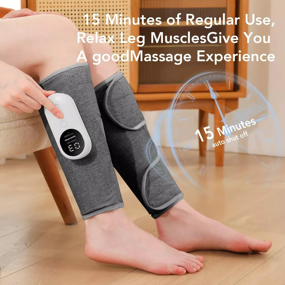 Leg Foot Massager Heat Air Compression for Circulation Muscles Relax for Muscles