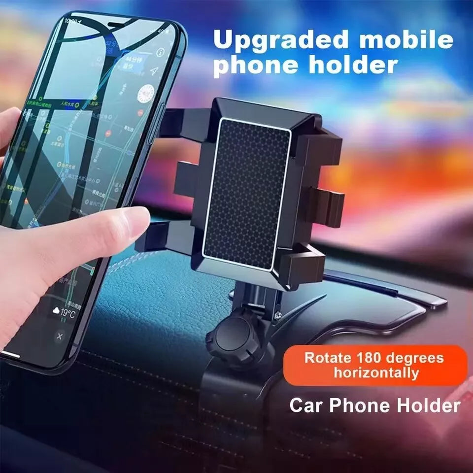 Multifunctional Car Dashboard Mobile Phone Holder,360 Rotatable Car Phone Holder