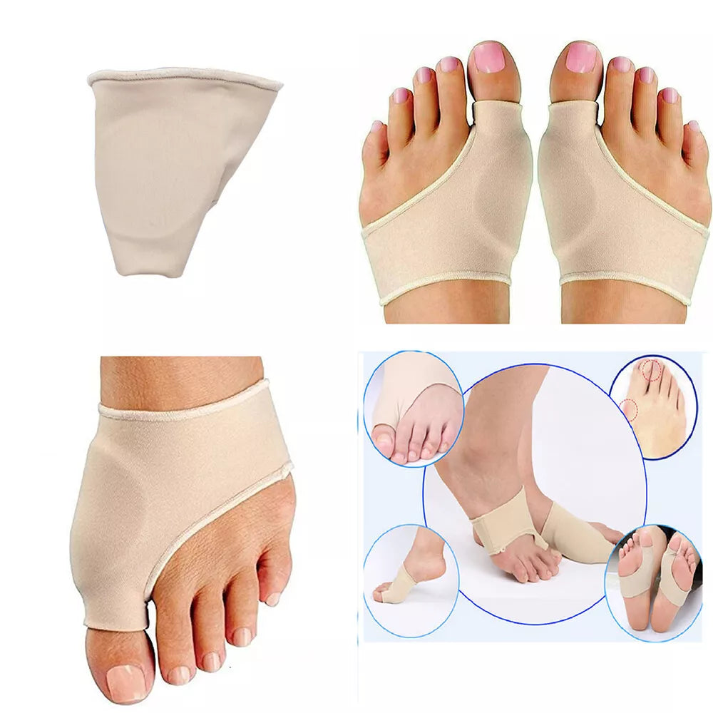 2 Pair Reusable Toe Bunion Hallux Valgus Splint Corrector Foot Pain Relief