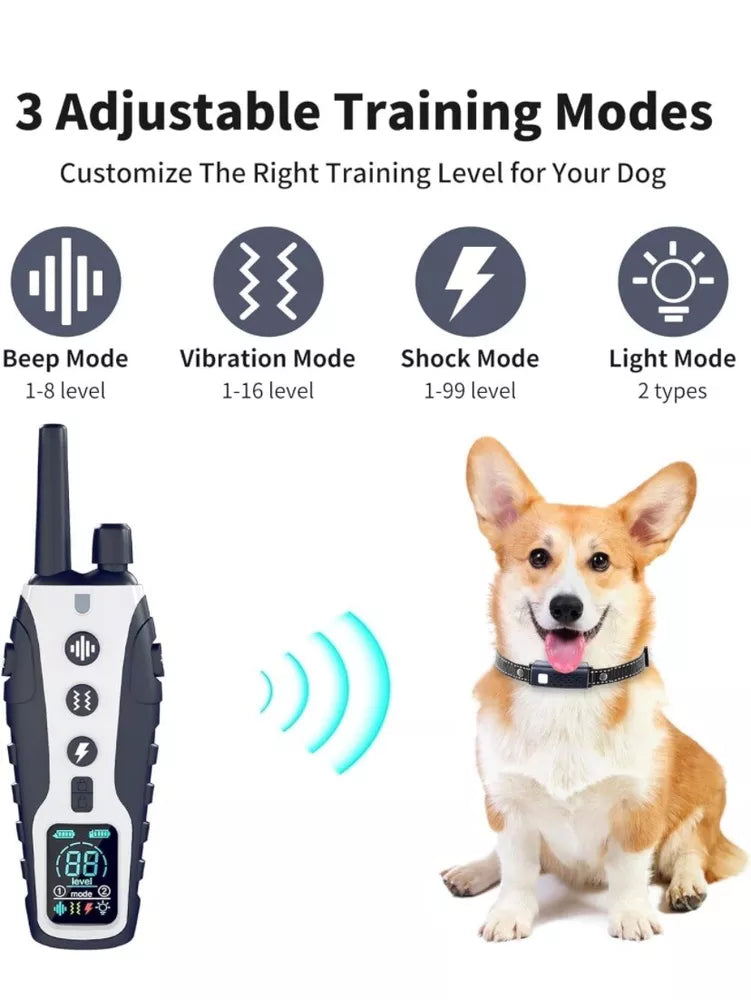 B&C 2023 Upgraded Dog Training Collar with Remote 3600FT, Dog Shock Collar, Vib