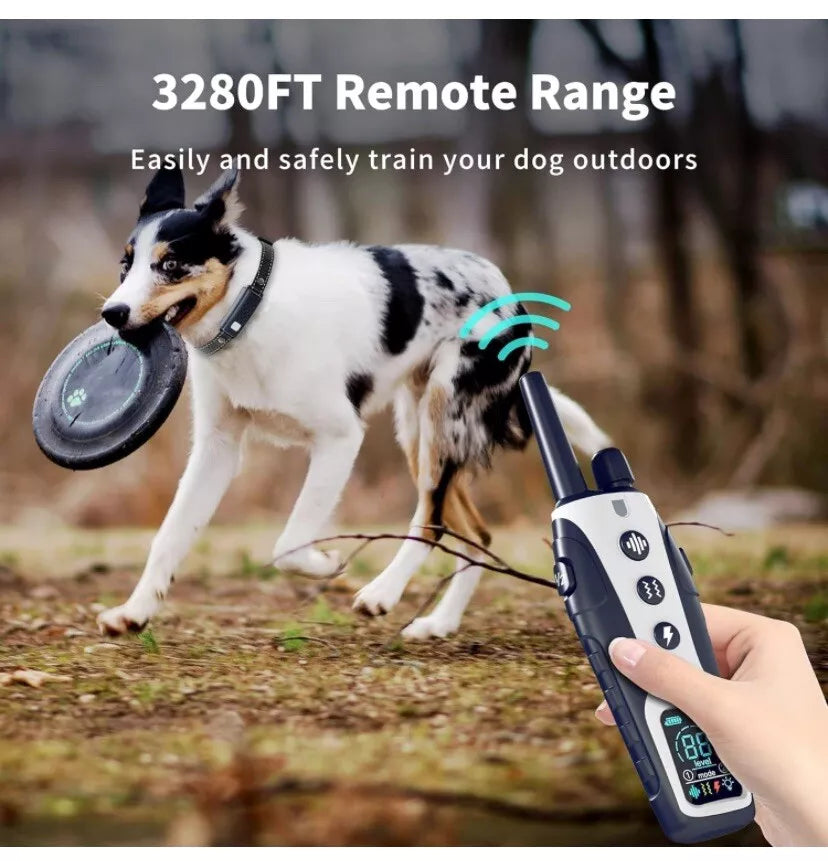 B&C 2023 Upgraded Dog Training Collar with Remote 3600FT, Dog Shock Collar, Vib