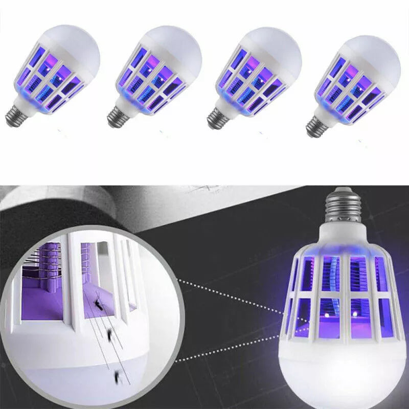 15W E26/27 Light Zapper LED Lightbulb Bug Mosquito Fly Insect Killer Bulb Lamp