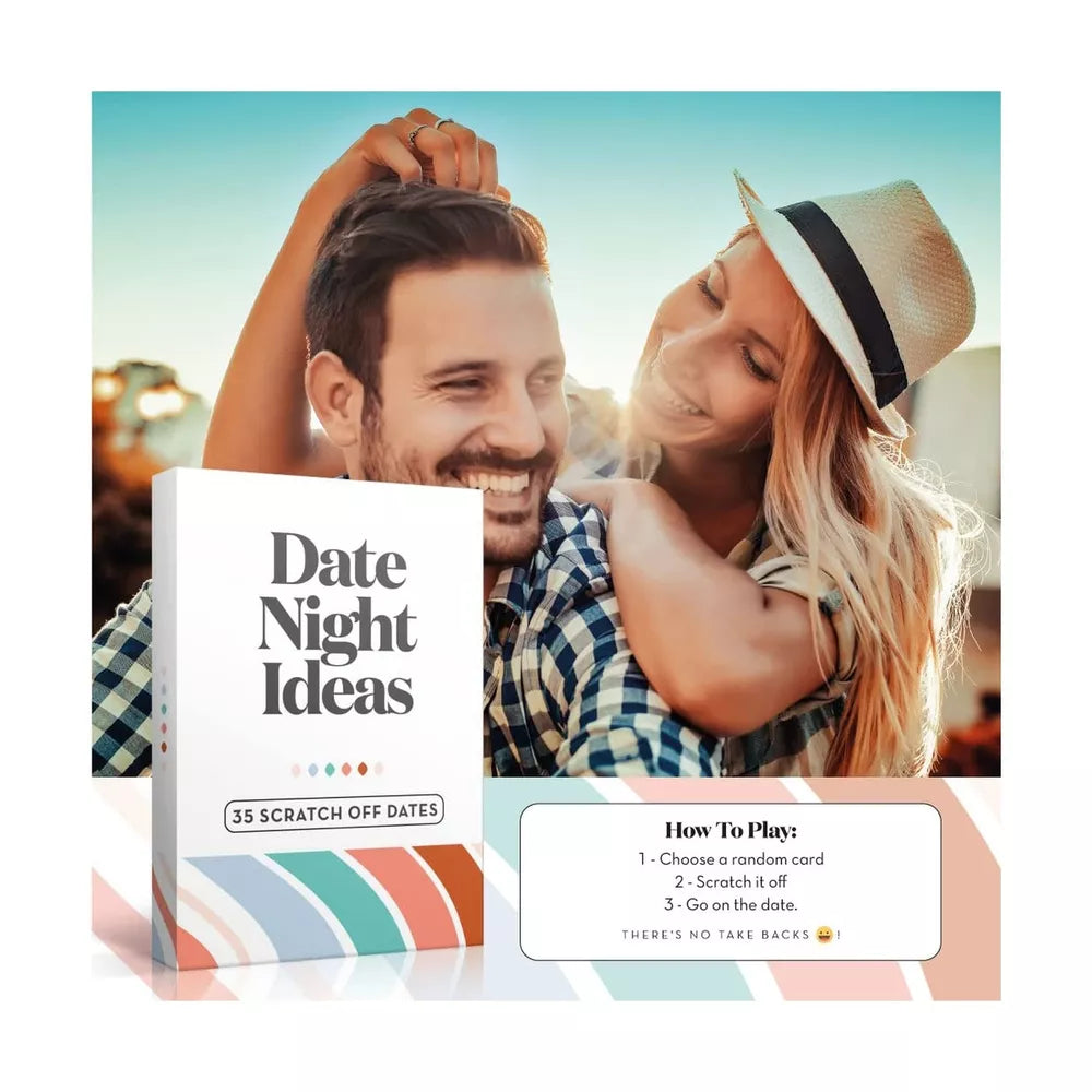 Date Night Ideas - 35 Scratch Off Dates Couples Card Game Romantic Challenge NEW