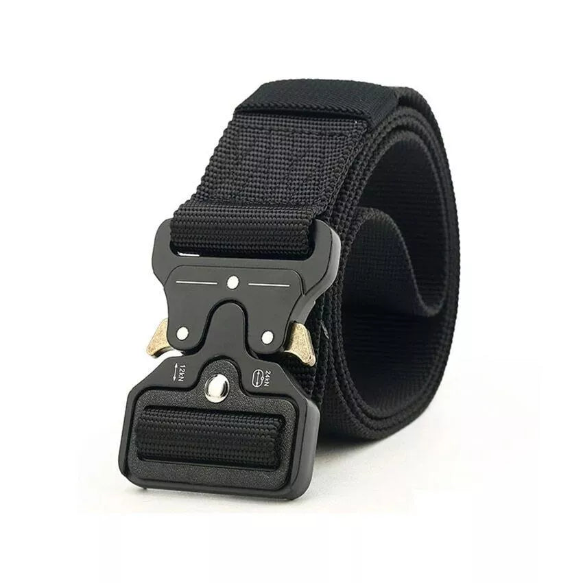 Mens Military Tactical Belt Quick Release Buckle Adjustable Army Webbing Rigger