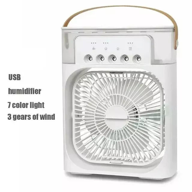 Portable Humidifier Air Conditioner Water Fan Mist Cooler 3 Speed New