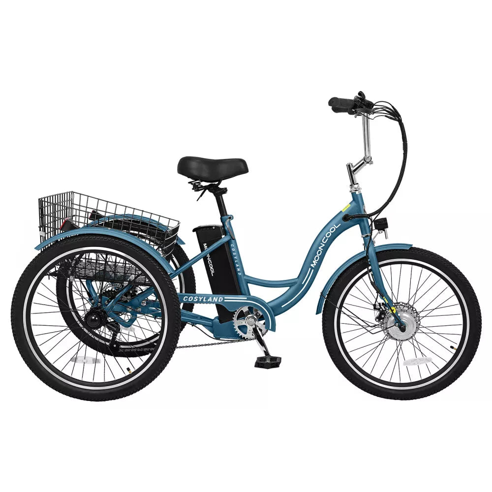 Electric Tricycle Adult Electric Bicycles, 350W 36V Trike 24/26 inch 7 Speeds