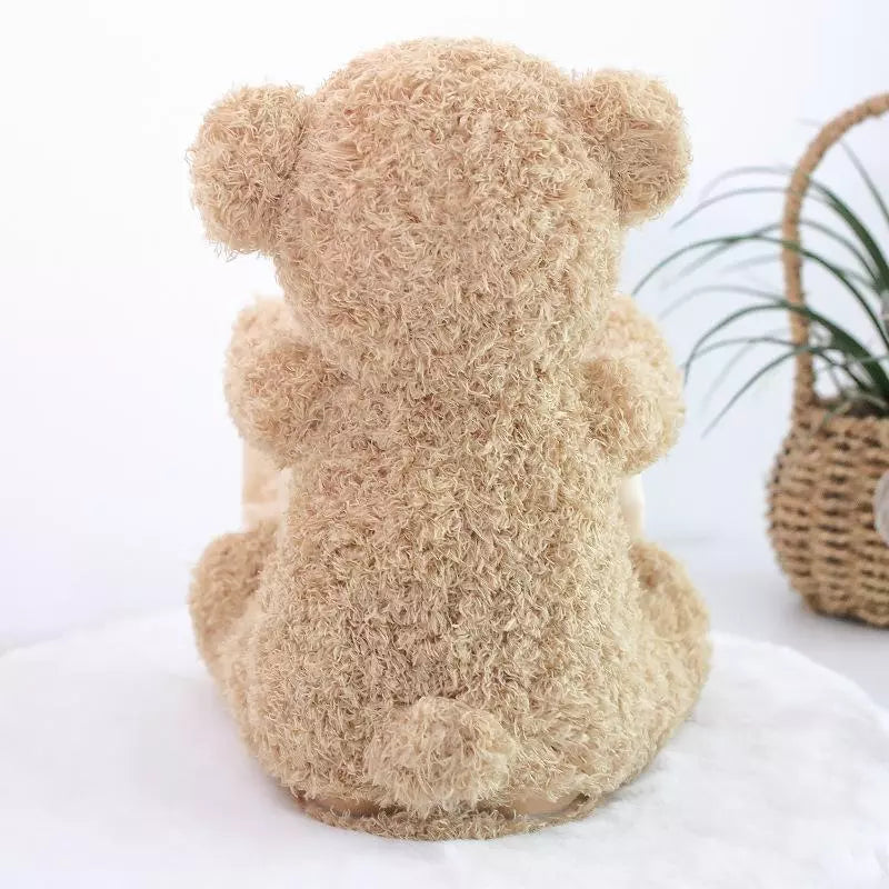 30 Cm Cute Teddy Bear Hide and Seek Animated Stuffed Animal Talking Bear Shy