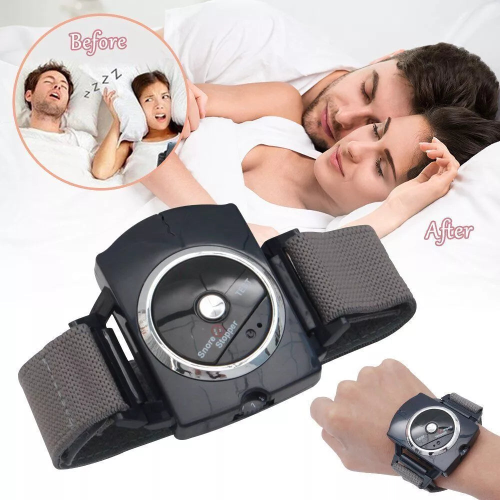 Anti-Snore Wristband Snore Stopper Sleep Connection Bracelet Device Snoring USA