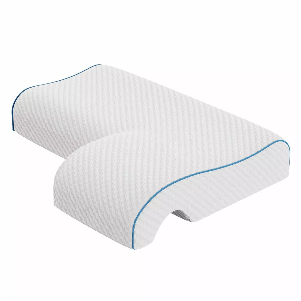 Mars Wellness Memory Foam Cuddle Pillow - Ergonomic Anti Pressure Couples Pillow