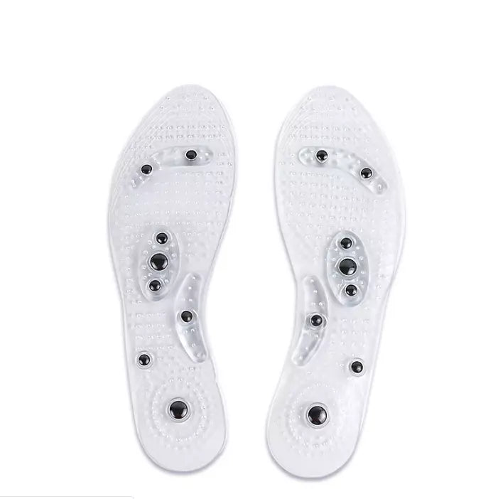 1pair of Transparent and comfortable magnetic therapy insole for men and women