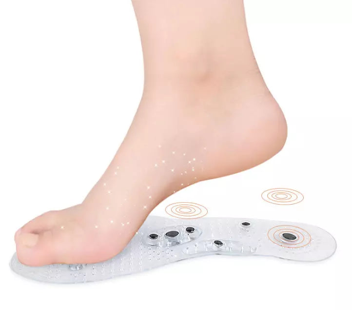 1pair of Transparent and comfortable magnetic therapy insole for men and women