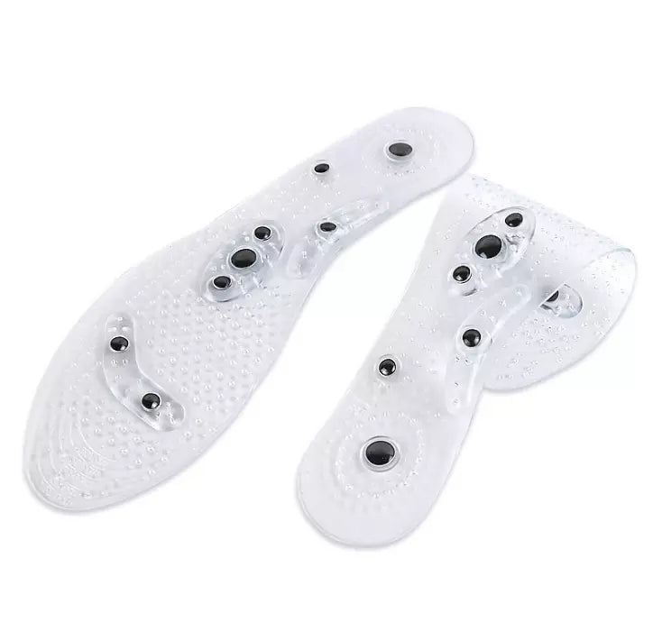 1pair of Transparent and comfortable magnetic therapy insole for men and women