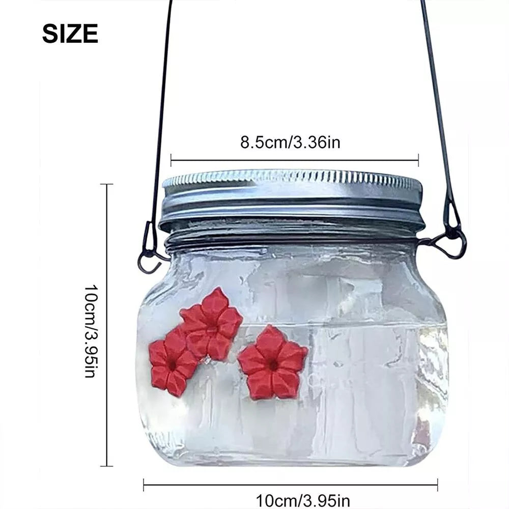 1pcs hummingbird feeder mason jar Portable For Bird Outdoor NEW