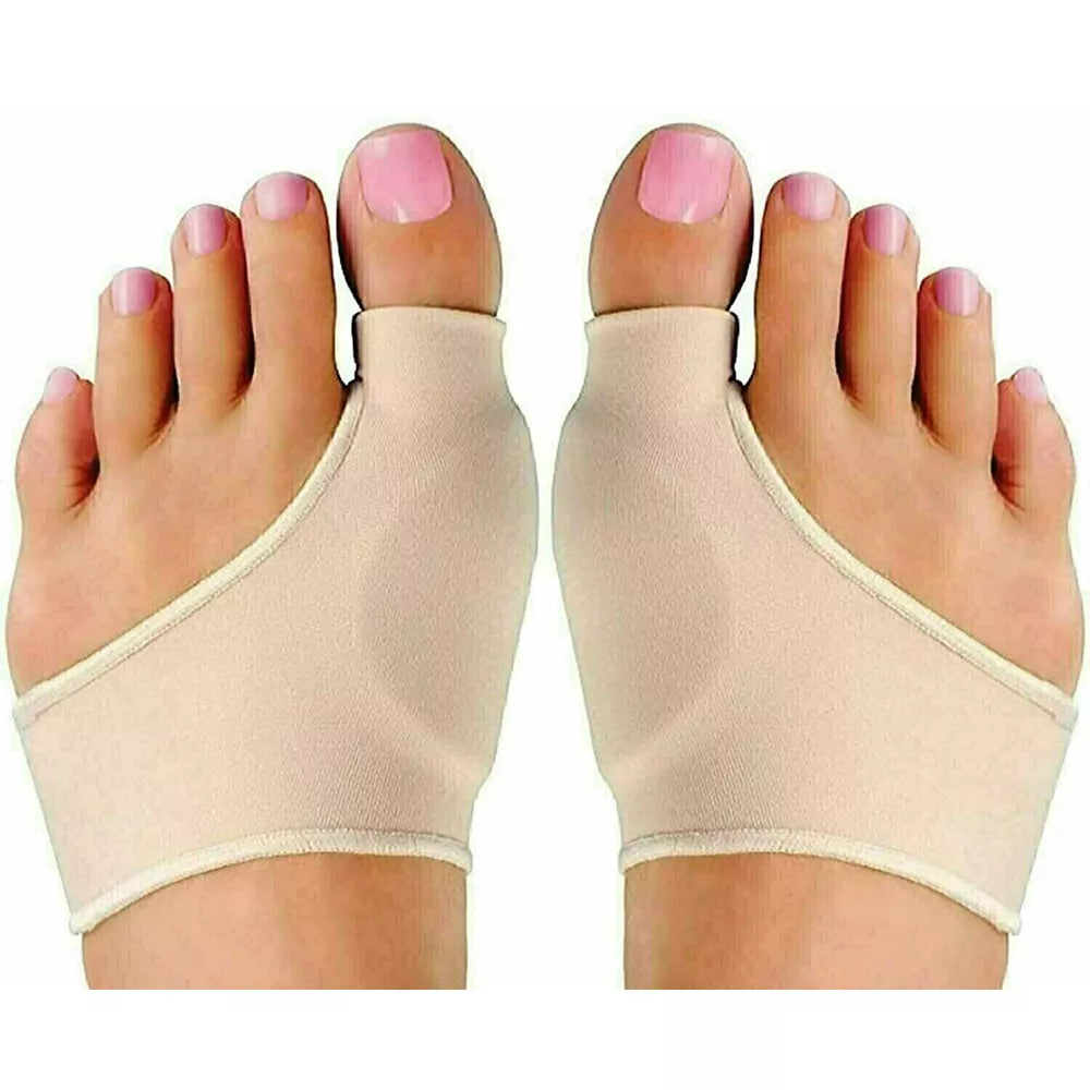 2 Pair Reusable Toe Bunion Hallux Valgus Splint Corrector Foot Pain Relief