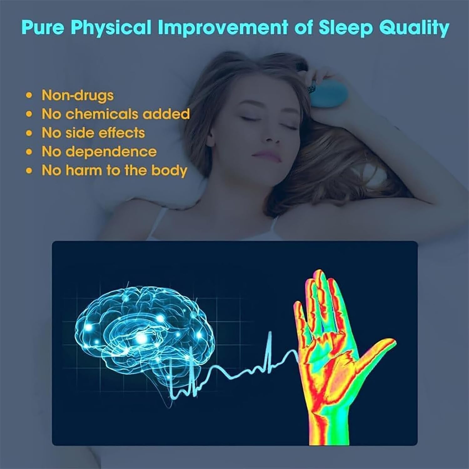 Sleep Aid Device Handheld Relief Insomnia Anxiety Instrument