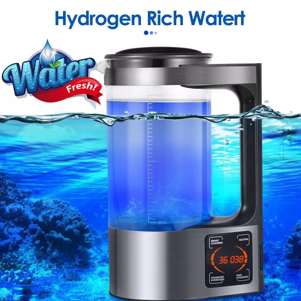 2L Electric Hydrogen Water Ionizer Generator Machine Water Generator US Plug