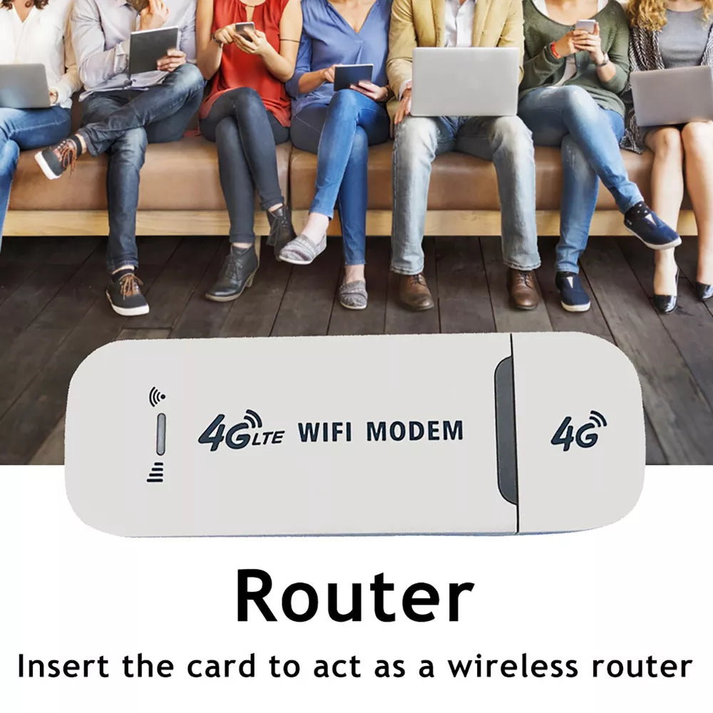 4G LTE Wireless Router Unlocked USB Dongle Modem Mobile Broadband WIFI SIM Card