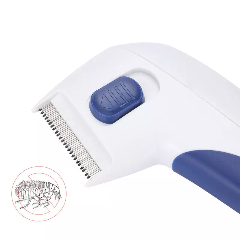 Professional Electric Flea Comb Dog Cat Pet Anti-insect Brush Safe Fleas Remover