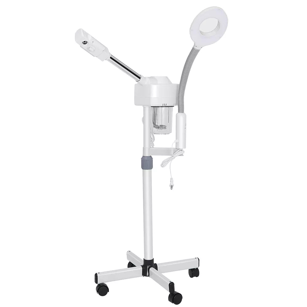 Facial Steamer Pro 2 in 1 5X Magnifying Lamp Hot Ozone Machine Spa Salon Beauty