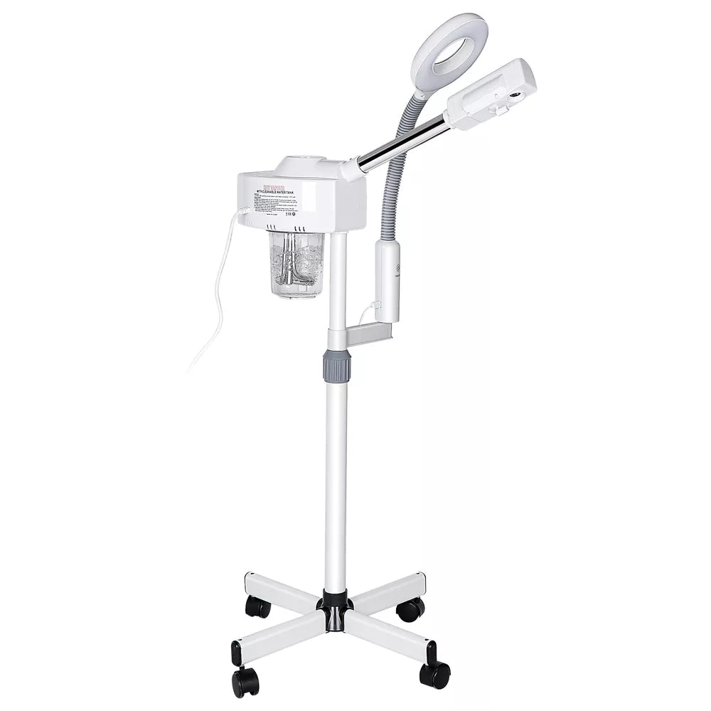 Facial Steamer Pro 2 in 1 5X Magnifying Lamp Hot Ozone Machine Spa Salon Beauty