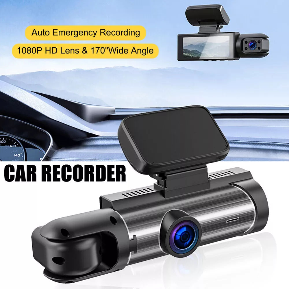 32G Wifi Dual Lens Dash Cam 1080P HD 170° Car DVR Recorder Car Camera G-sensor