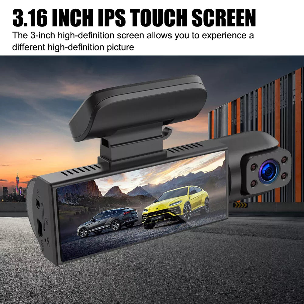 32G Wifi Dual Lens Dash Cam 1080P HD 170° Car DVR Recorder Car Camera G-sensor