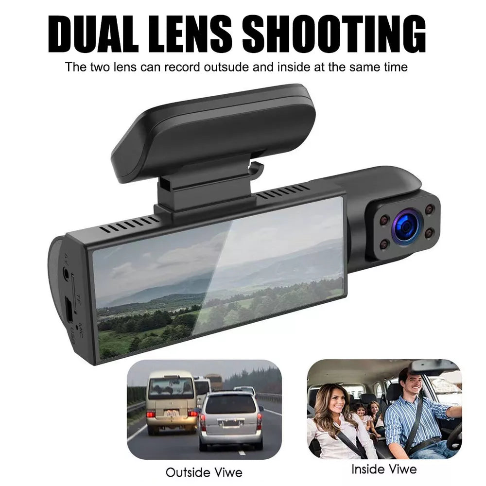 32G Wifi Dual Lens Dash Cam 1080P HD 170° Car DVR Recorder Car Camera G-sensor