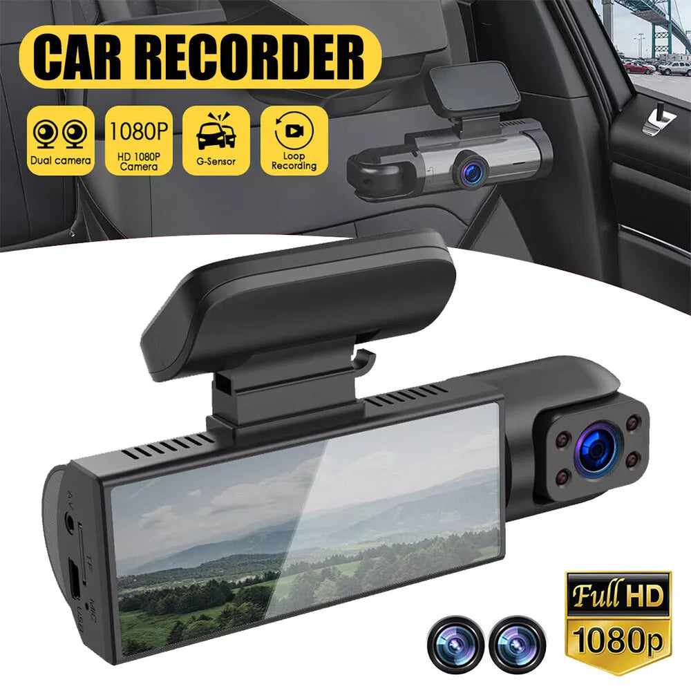 32G Wifi Dual Lens Dash Cam 1080P HD 170° Car DVR Recorder Car Camera G-sensor
