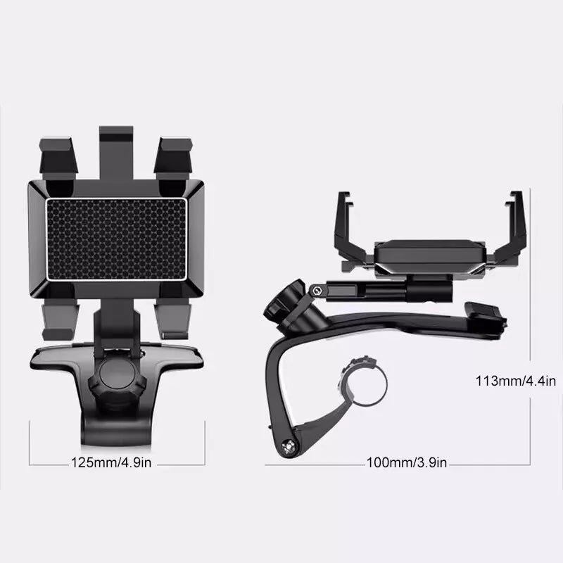 Multifunctional Car Dashboard Mobile Phone Holder,360 Rotatable Car Phone Holder