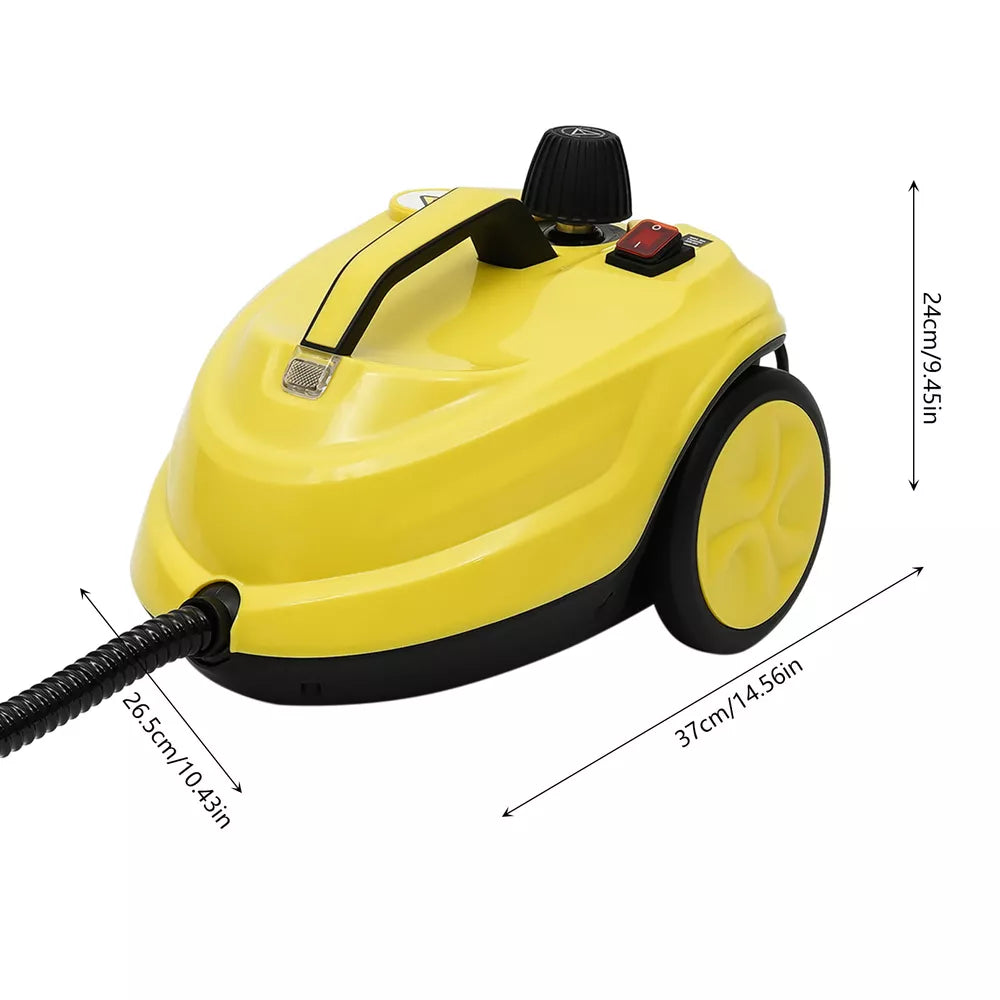 High-Pressure Steam Cleaner Multipurpose Handheld Steam Cleaner Portable Yellow