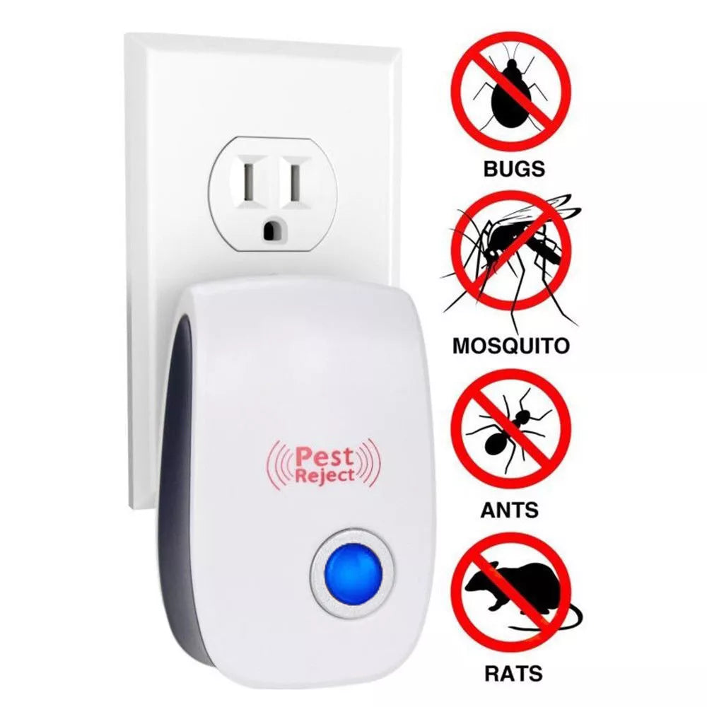 Ultrasonic Pest Repeller Control Electronic Repellent Mice Rat Reject USA STOCK