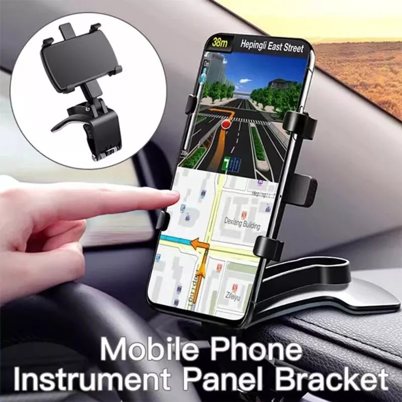 Multifunctional Car Dashboard Mobile Phone Holder,360 Rotatable Car Phone Holder